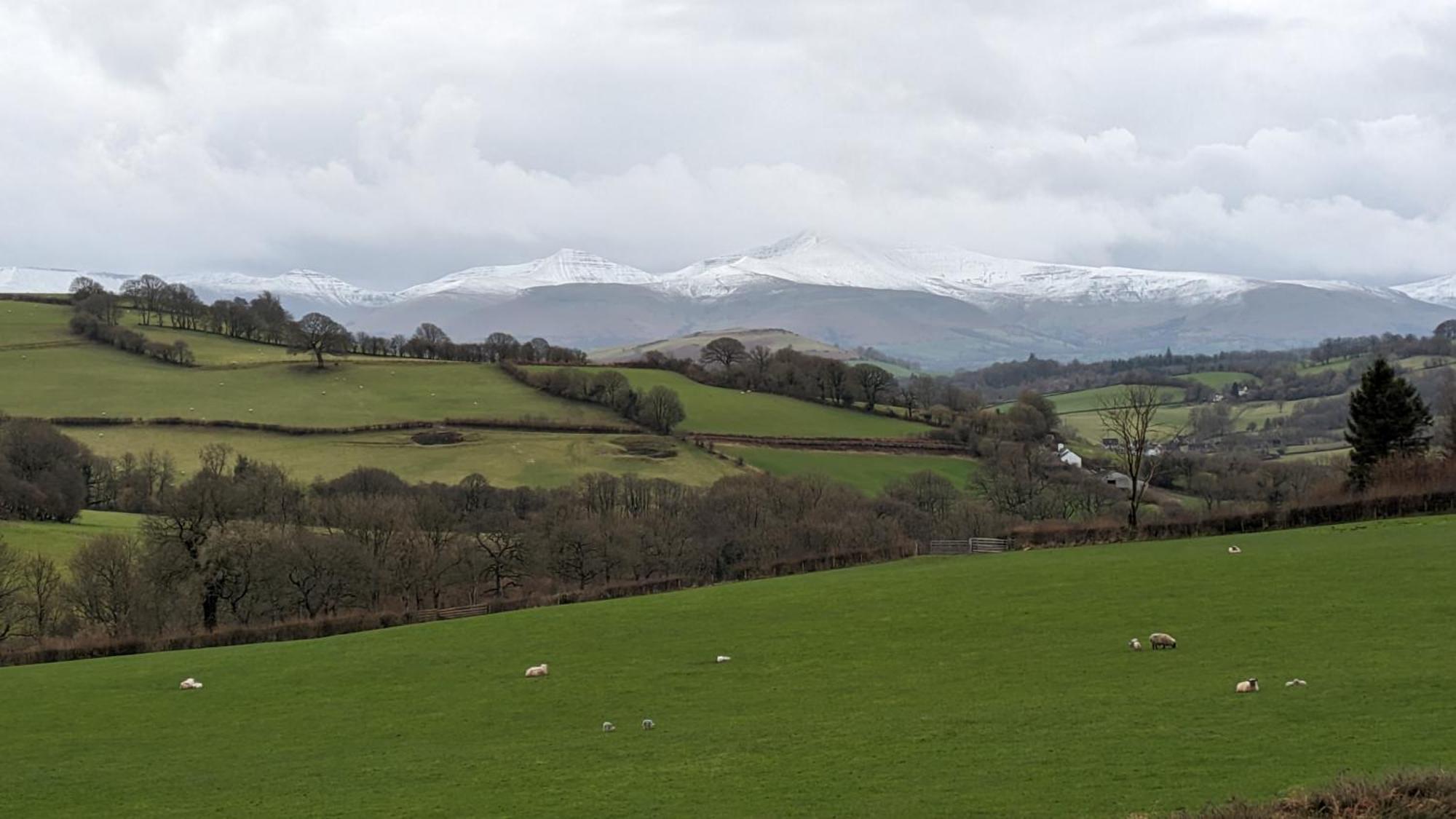 Vale Farm Cottages Brecon Esterno foto